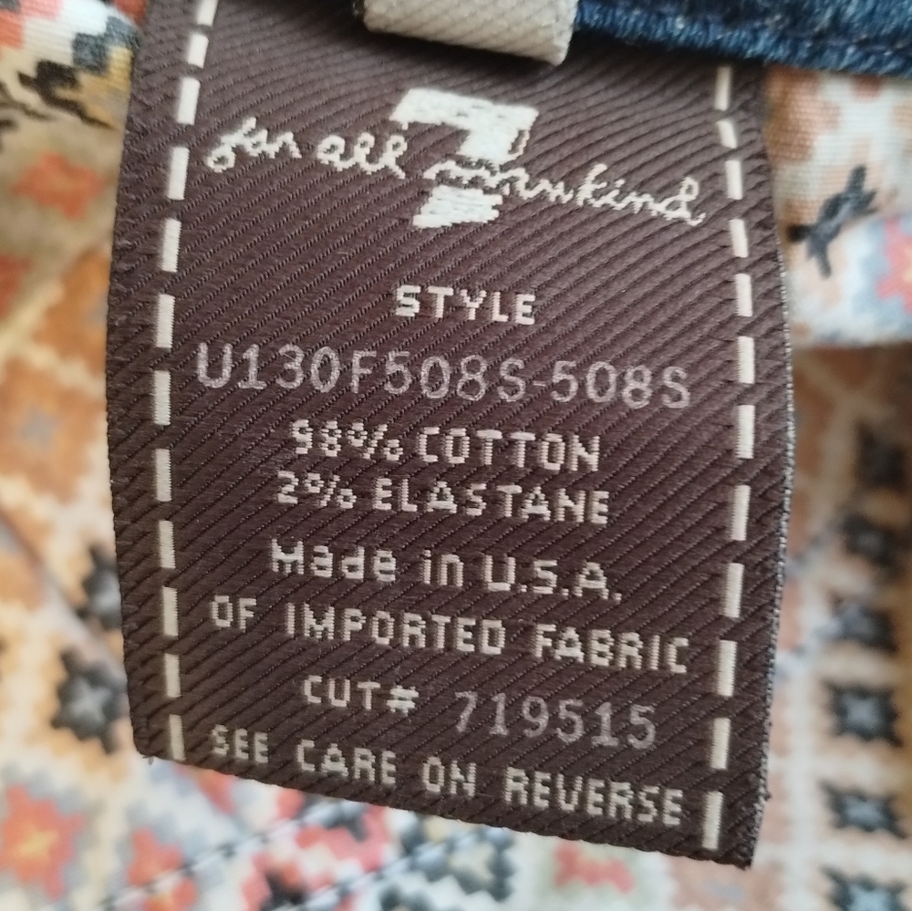 NWT 7 For All Mankind A Pocket Flare Jeans Cotton Blend Women's Size 32 - Picture 13 of 15